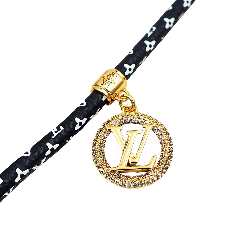 LVS058 gold metal and rope Animogram Bracelet for men women - ccjewelryacc