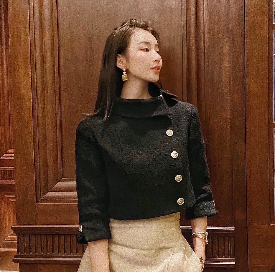 CCE441 Gold crystal perfume bottle drop earring - ccjewelryacc