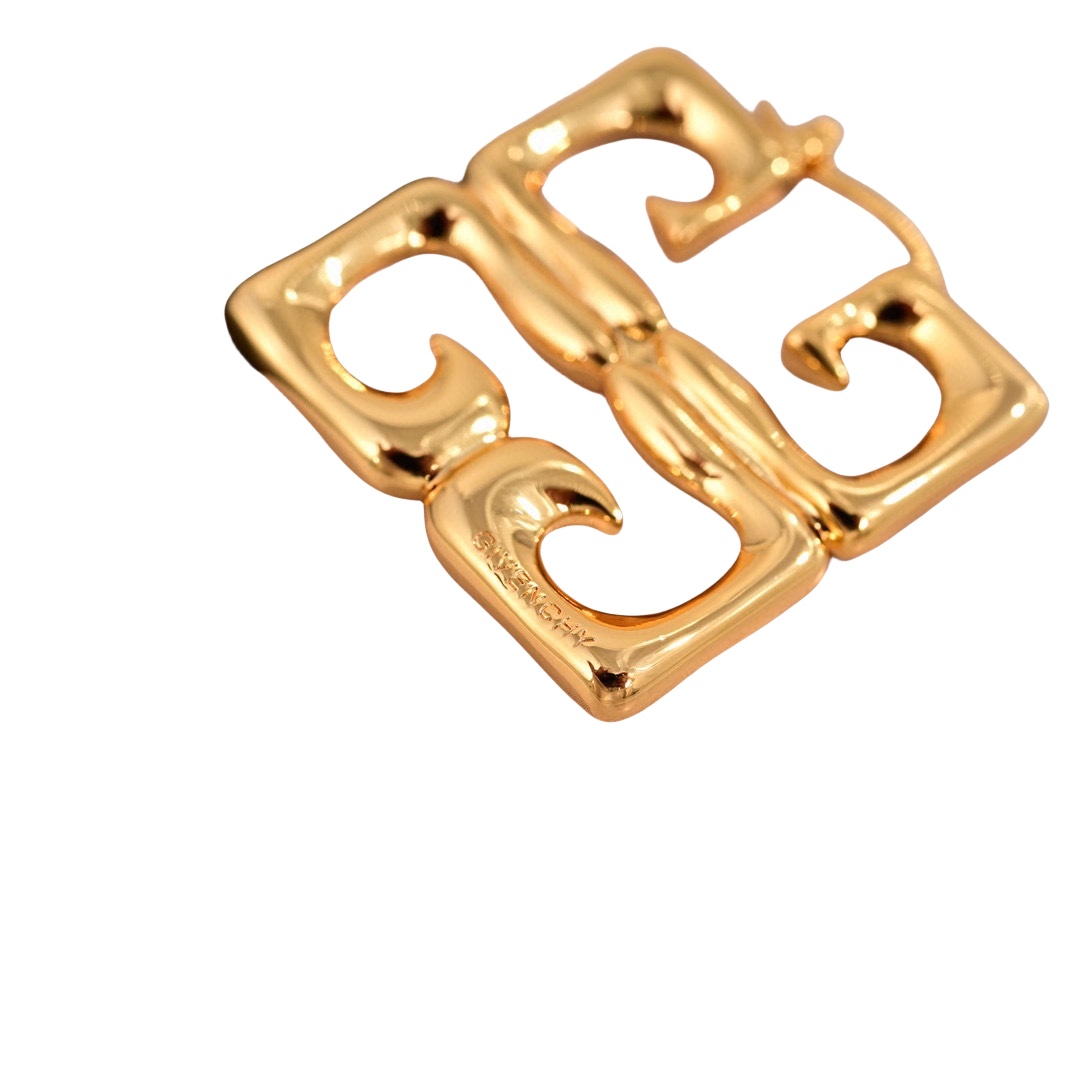 GVE004 4G Liquid earrings in metal - ccjewelryacc