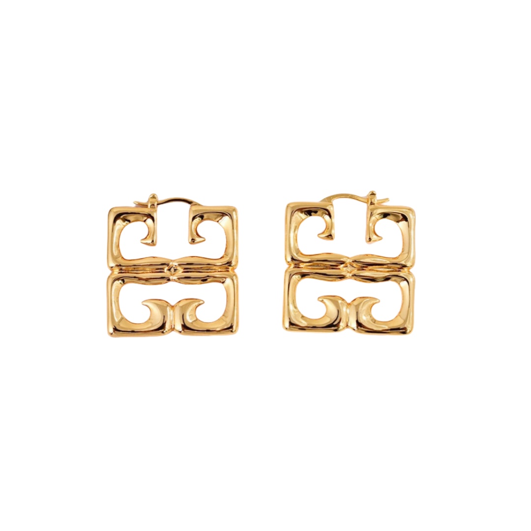 GVE004 4G Liquid earrings in metal - ccjewelryacc