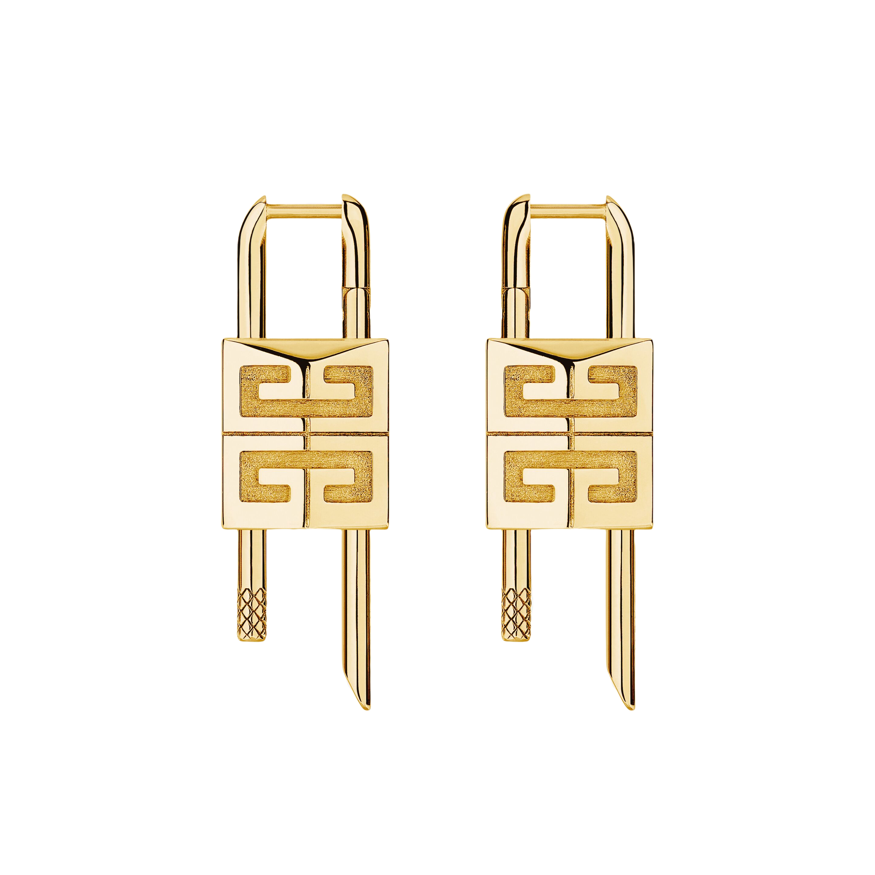 GVE001 Lock earrings in metal - ccjewelryacc