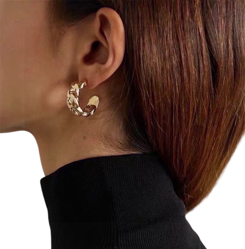 GVE006 G chain hook earring - ccjewelryacc