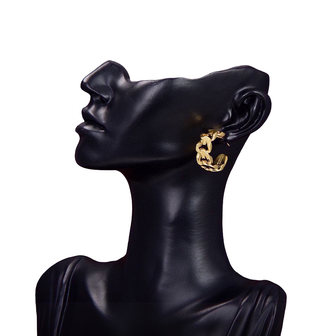 GVE006 G chain hook earring - ccjewelryacc