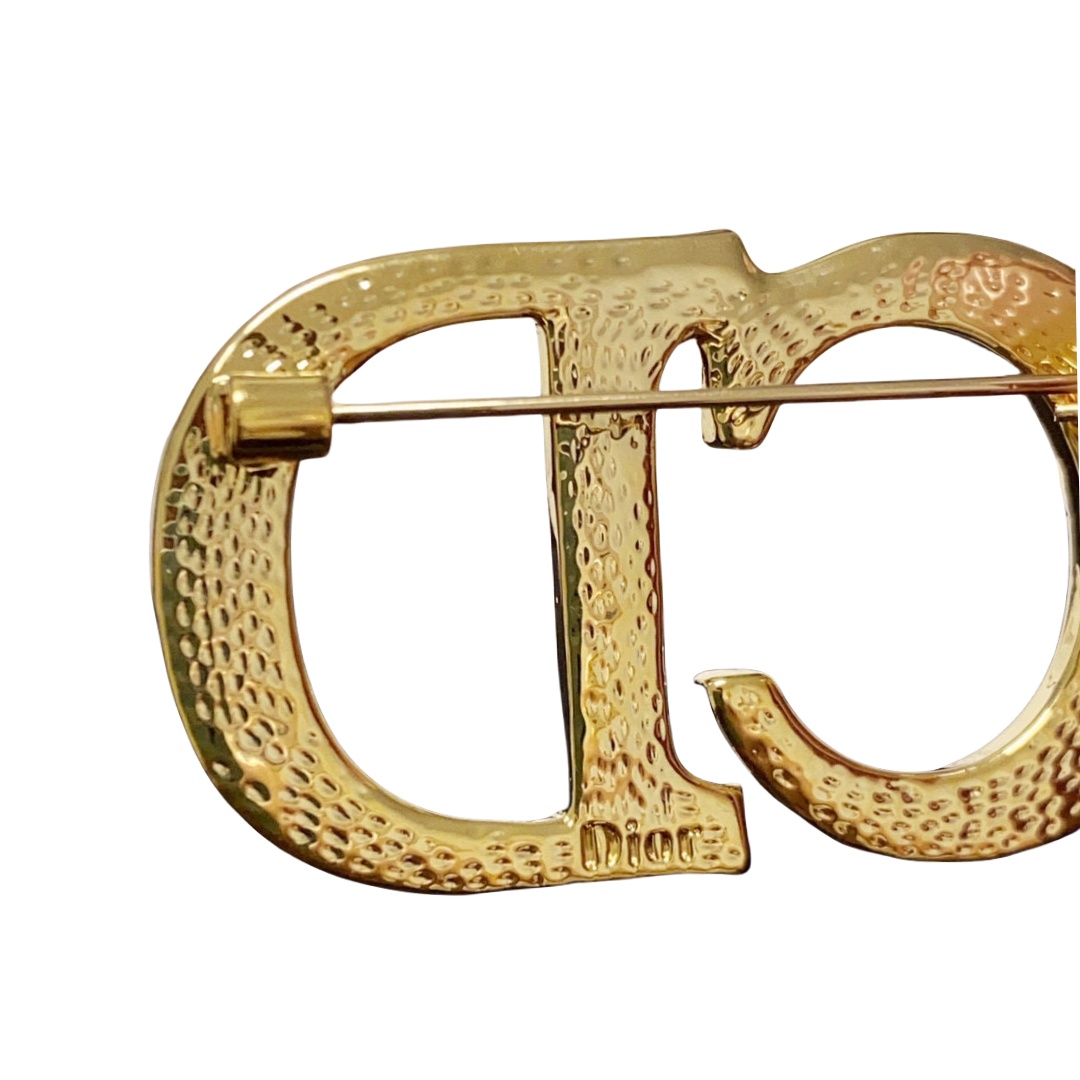 CDB050 Metal Gold CD brooch - ccjewelryacc