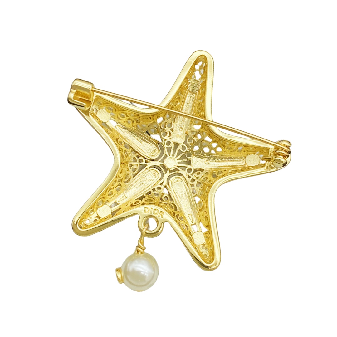CDB028  CD star brooch pin - ccjewelryacc