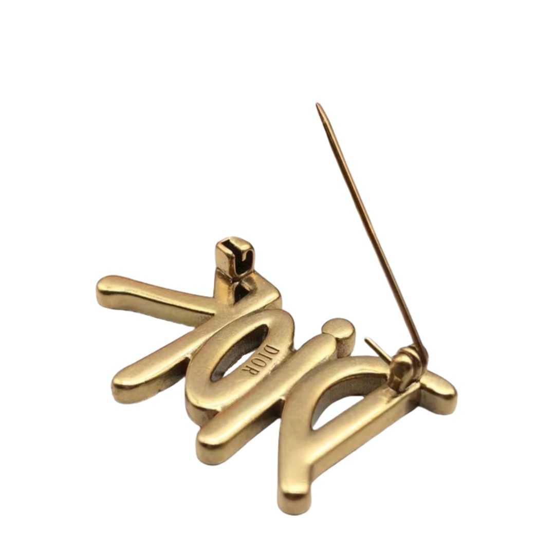 CDB031 Metal black enamel CD brooch - ccjewelryacc