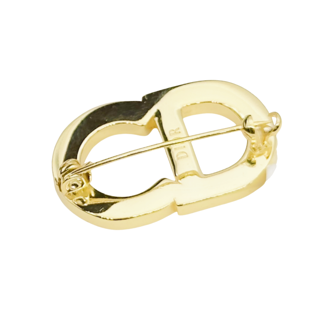 CDB020 Metal crystal cd brooch pin - ccjewelryacc