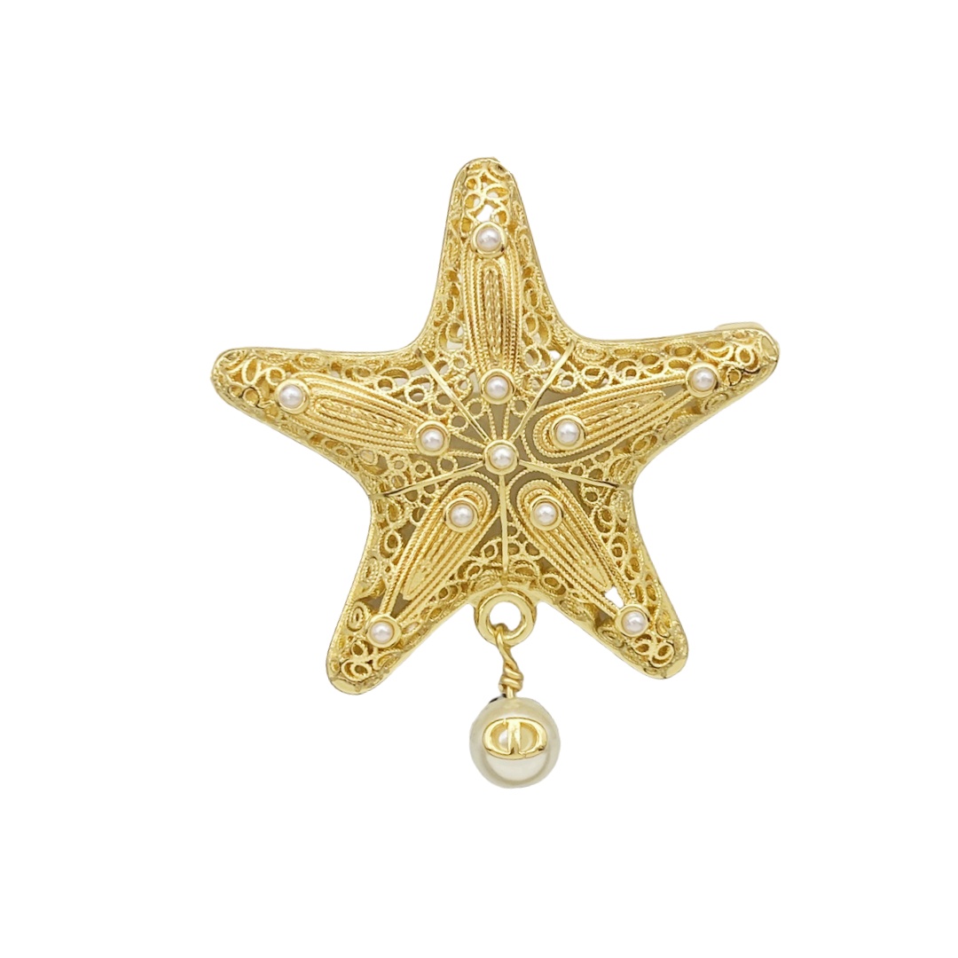 CDB028  CD star brooch pin - ccjewelryacc