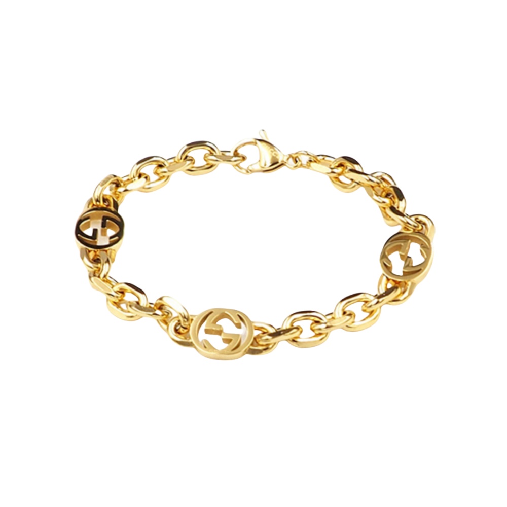 GGS007 Interlocking G bracelet 3 motif - ccjewelryacc