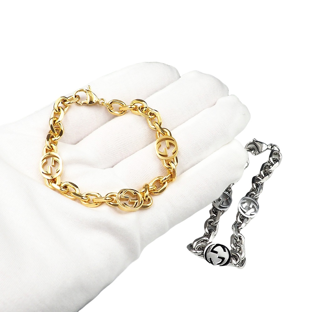 GGS007 Interlocking G bracelet 3 motif - ccjewelryacc
