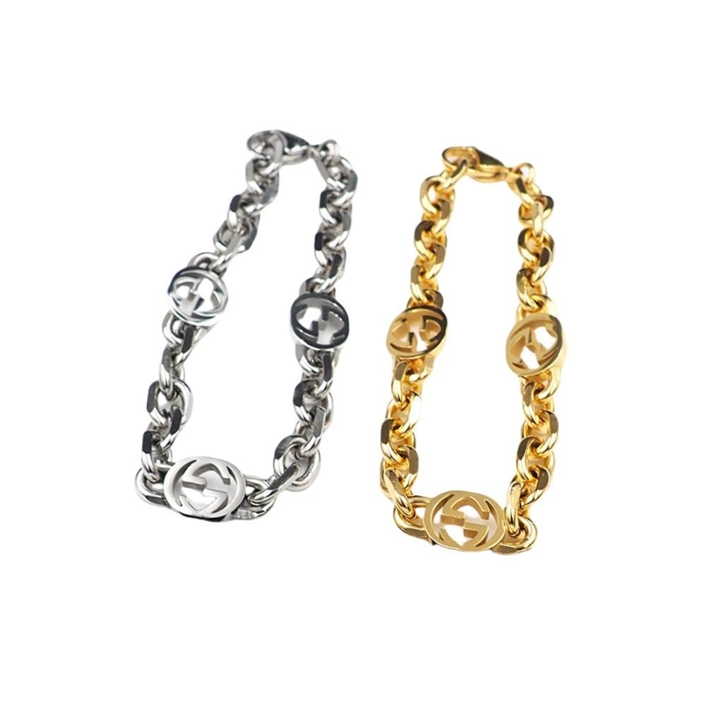 GGS007 Interlocking G bracelet 3 motif - ccjewelryacc