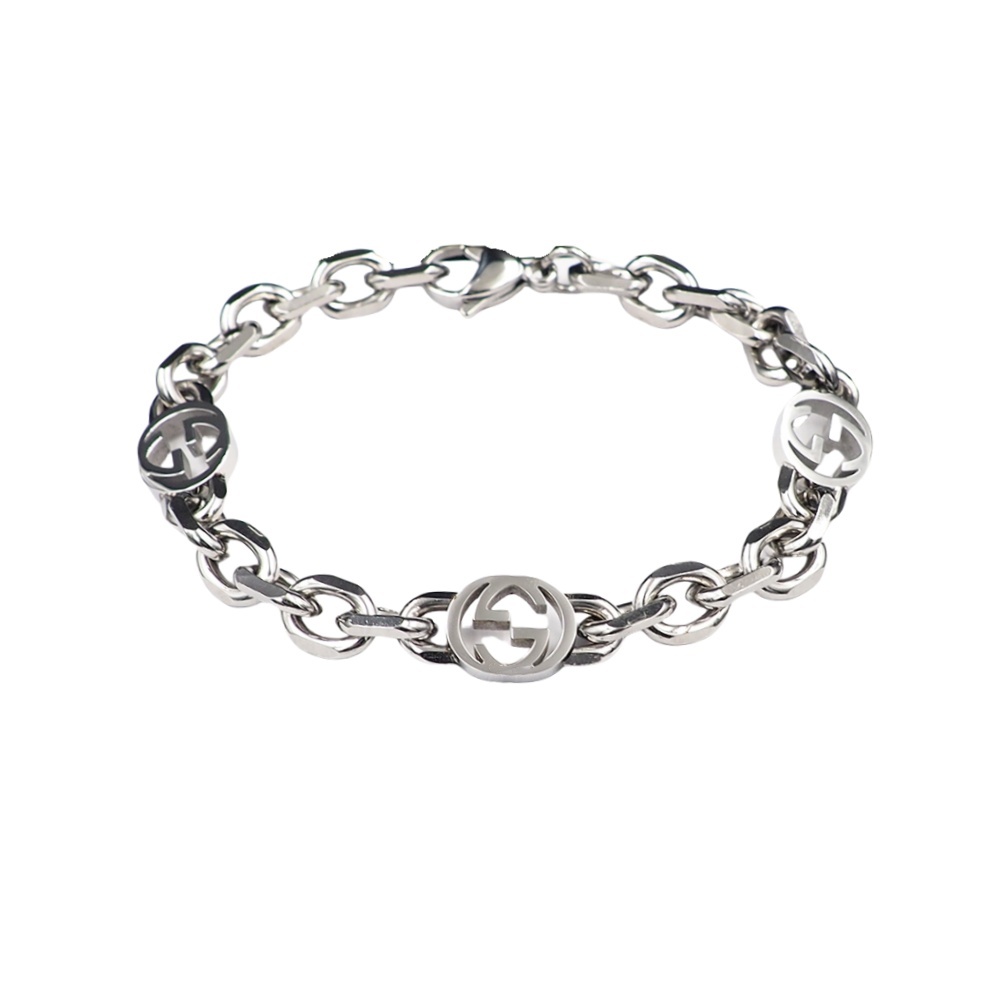 GGS007 Interlocking G bracelet 3 motif - ccjewelryacc