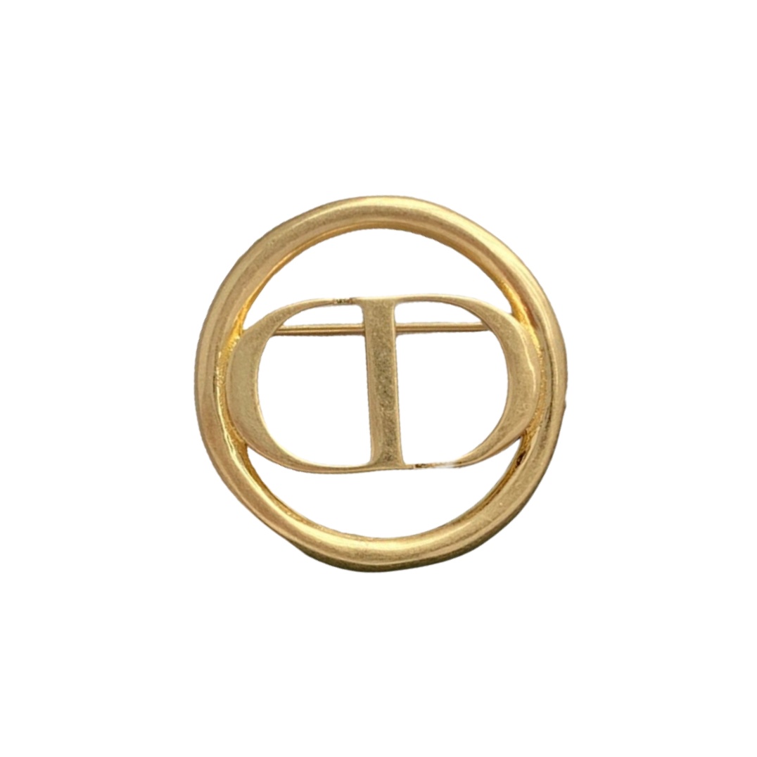 CDB042 Round CD Brooch pin - ccjewelryacc