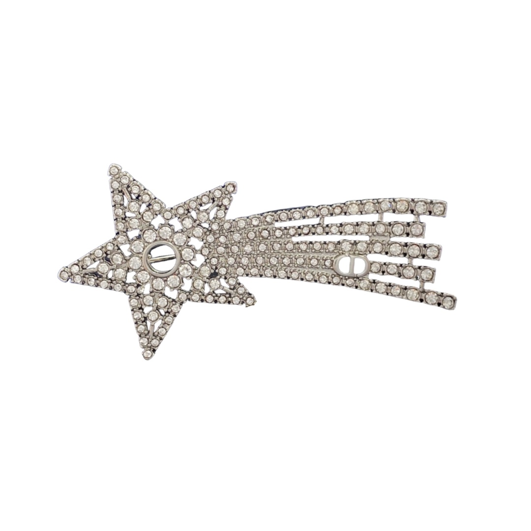 CDB035 Full crystal sparkling shooting star brooch pin - ccfashionjewelry