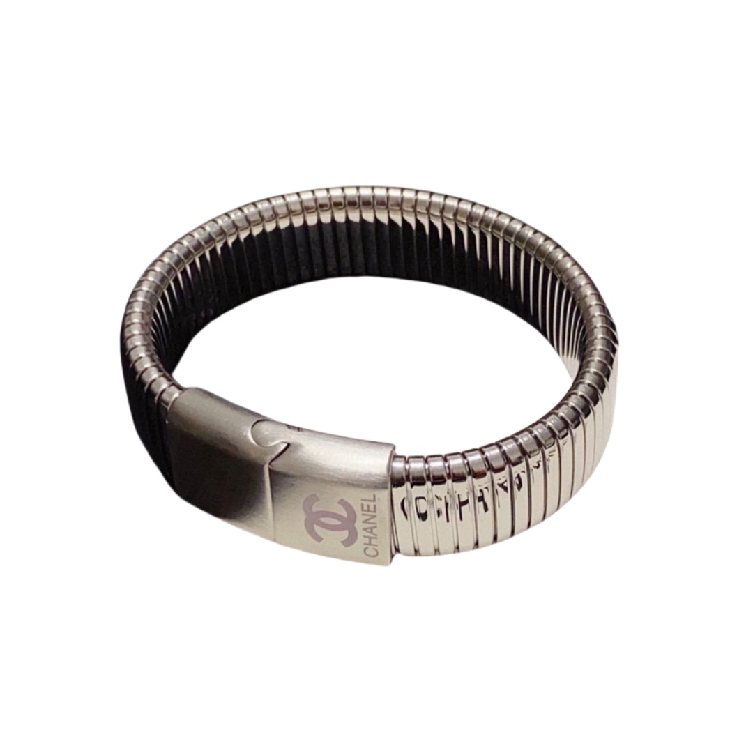 CCS136 Metal CC spring bangle bracelet - ccjewelryacc