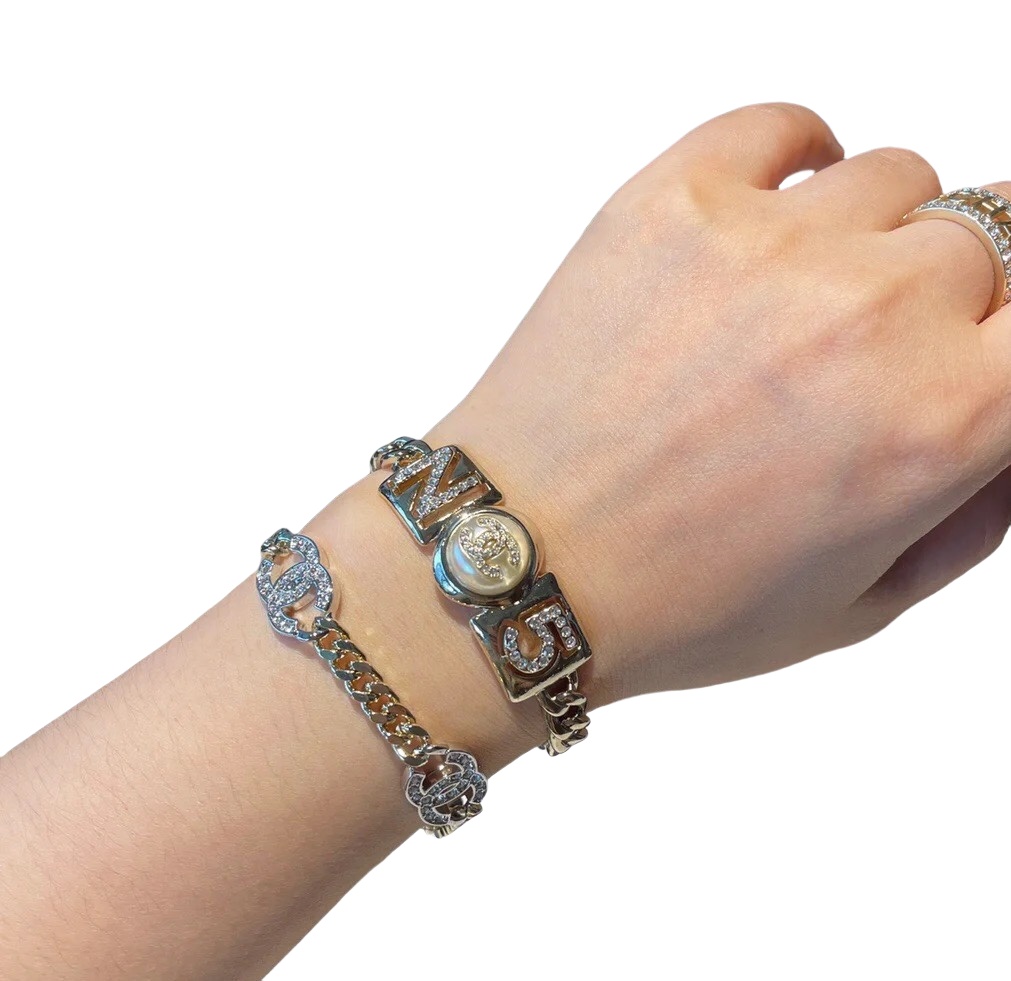 CCS108 No 5 CC Bangle Bracelet - ccjewelryacc