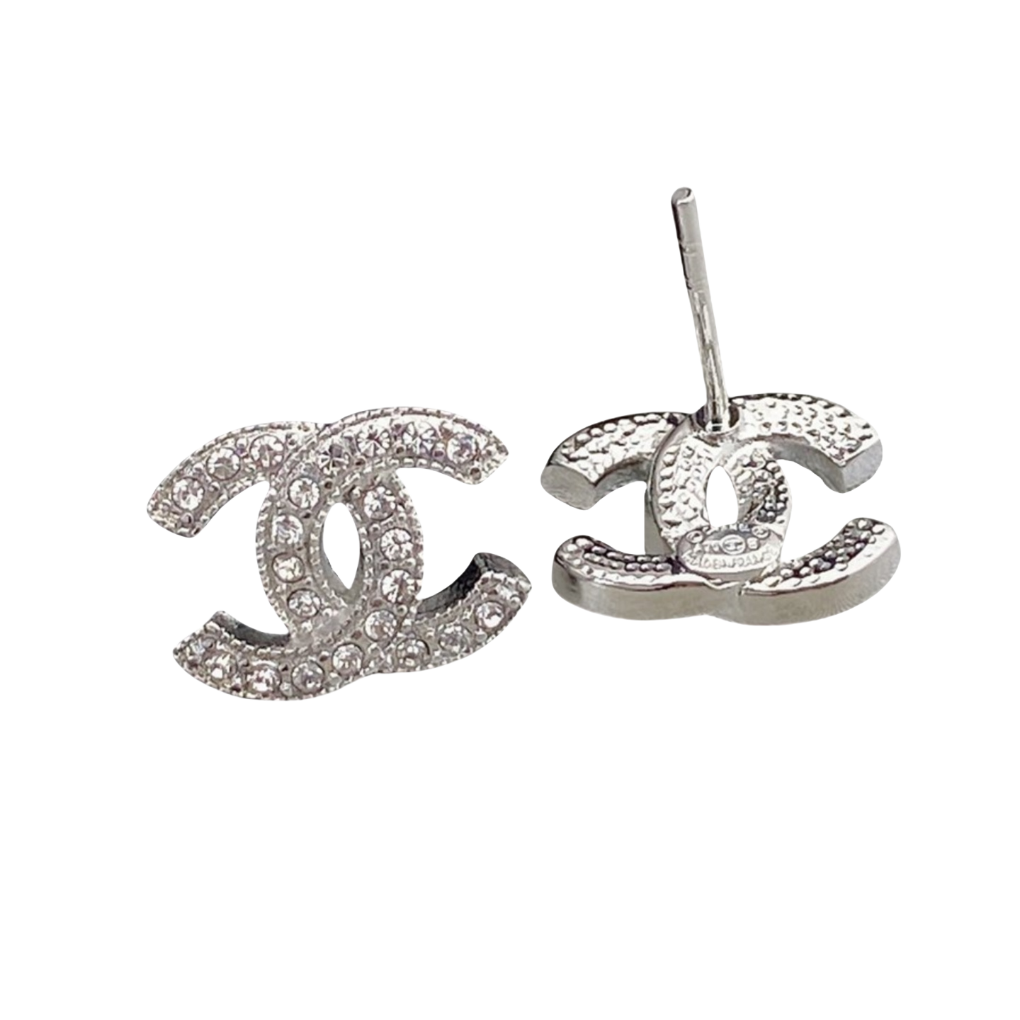 CCE204 Classical crystal CC stud earring - ccjewelryacc