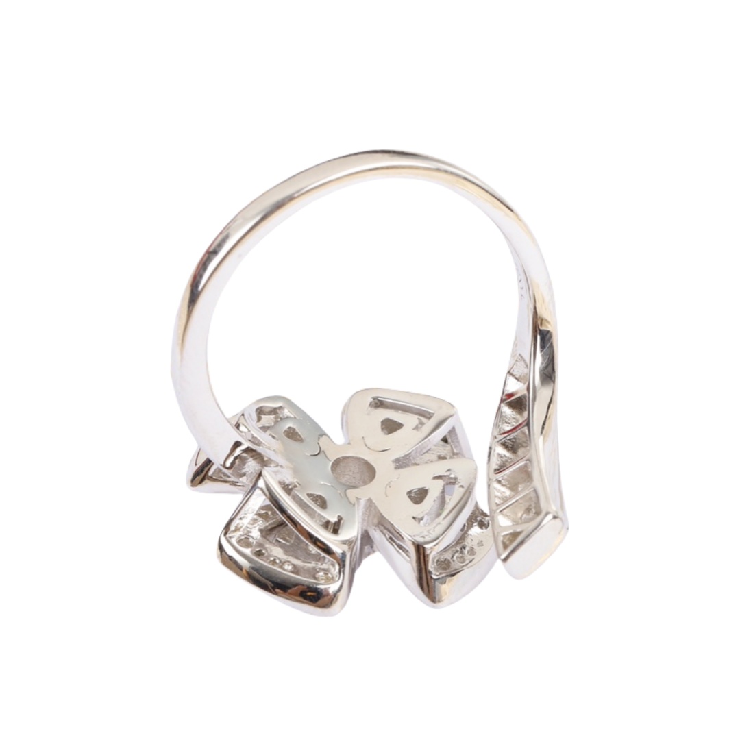 BGRV002 18k white gold Fiorever diamond Ring - ccjewelryacc