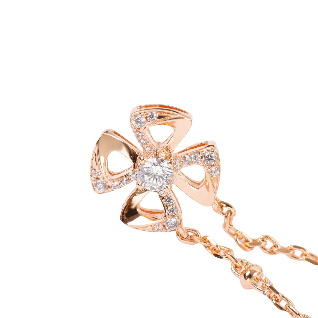 BGEV006 18k gold Fiorever tassels earrings - ccjewelryacc