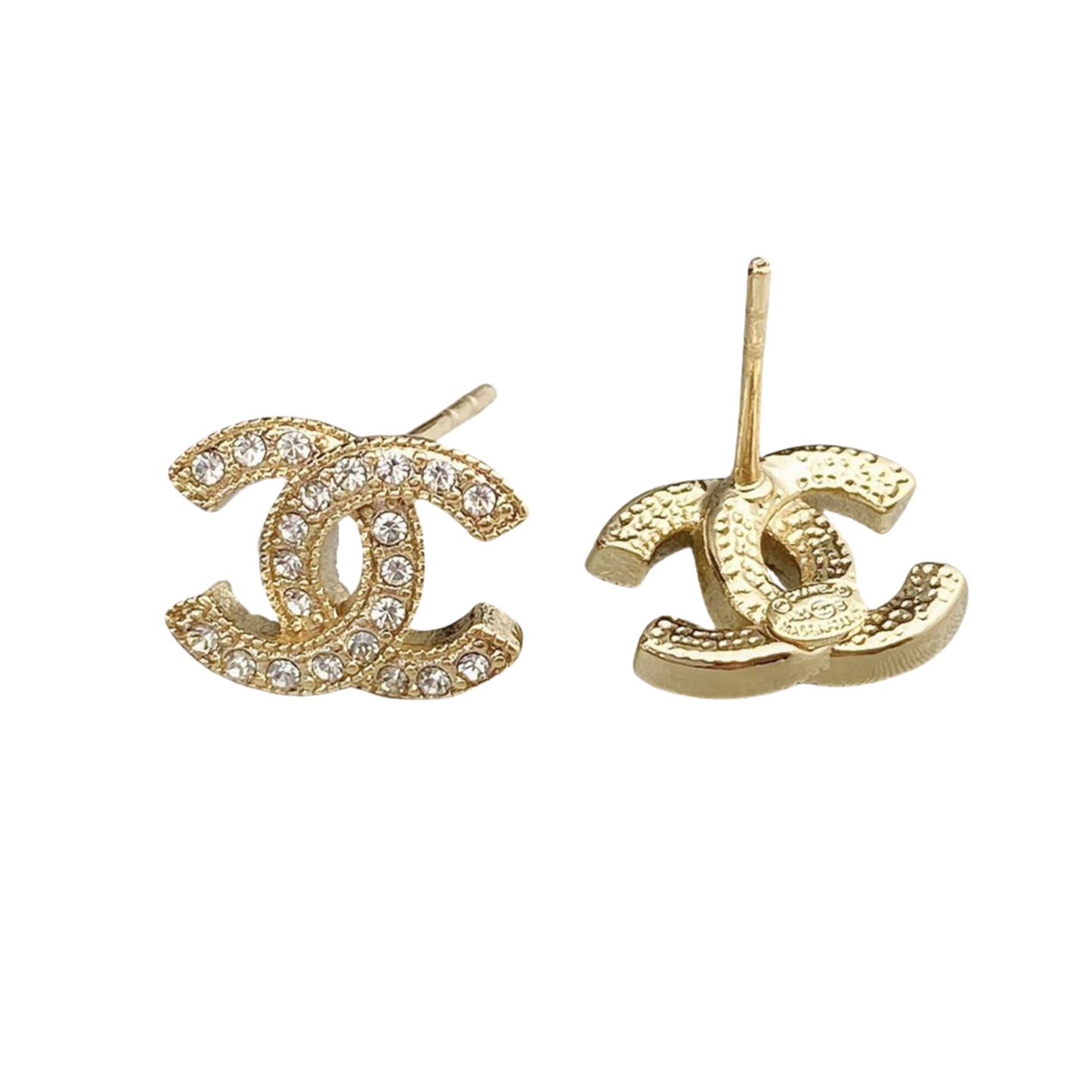 CCE204 Classical crystal CC stud earring - ccjewelryacc