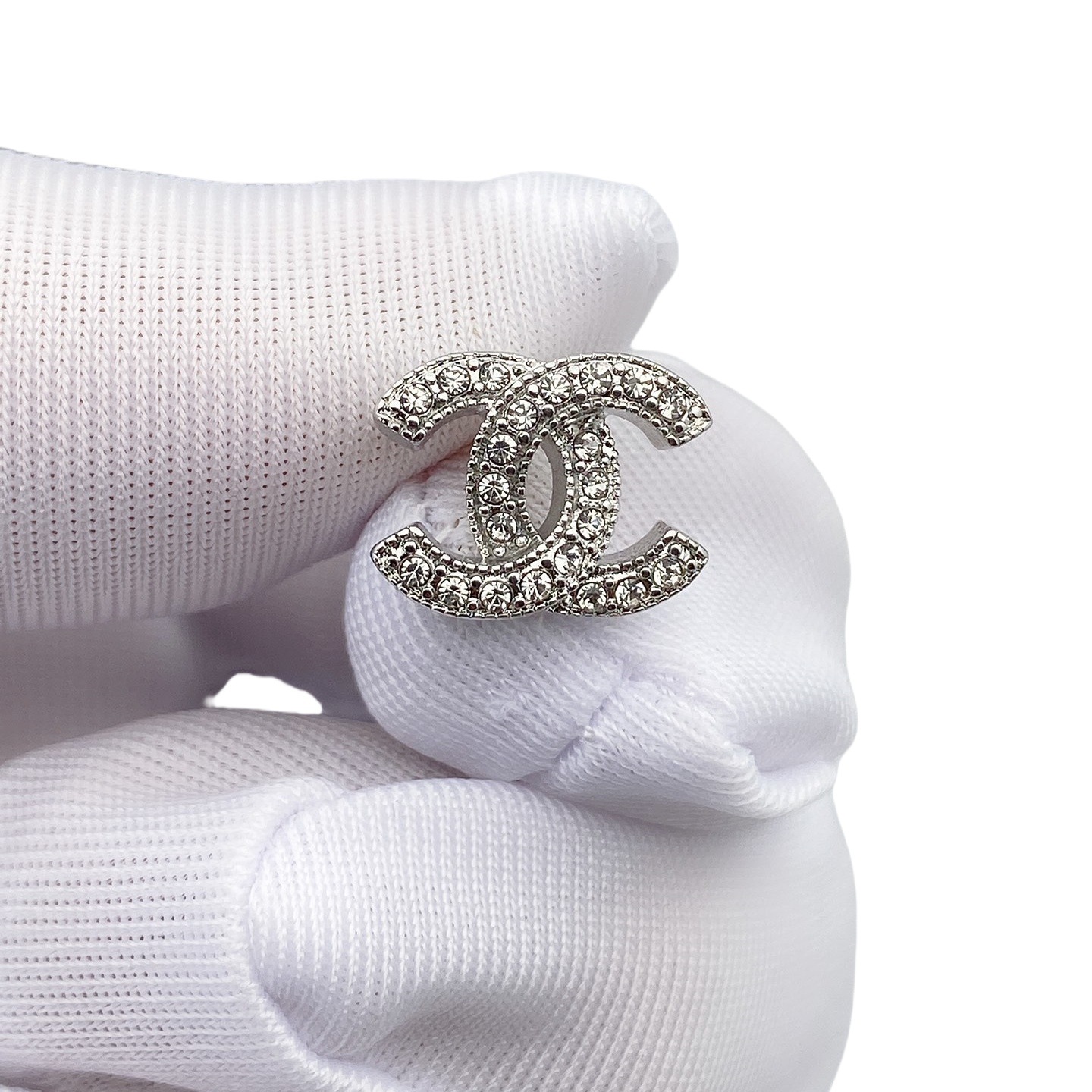 CCE204 Classical crystal CC stud earring - ccjewelryacc