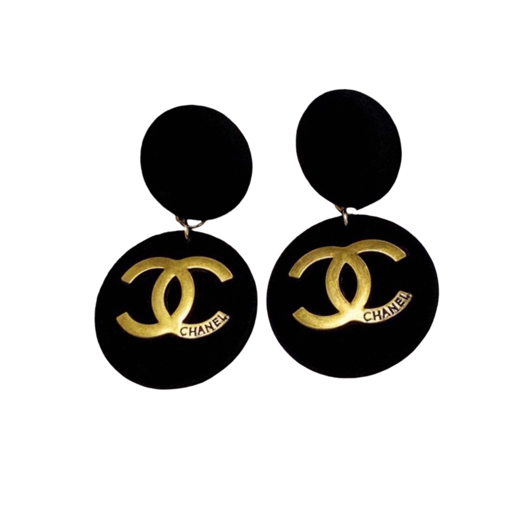 CCE646 Double C Logo Plush Fall/Winter Collection Stud Earrings - ccfashionjewelry