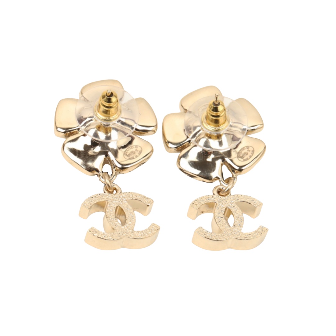 CCE106 Chanel 23s full crystal flower earring - ccjewelryacc