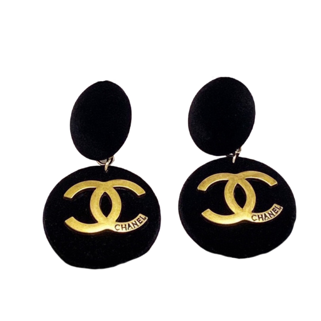 CCE646 Double C Logo Plush Fall/Winter Collection Stud Earrings - ccjewelryacc