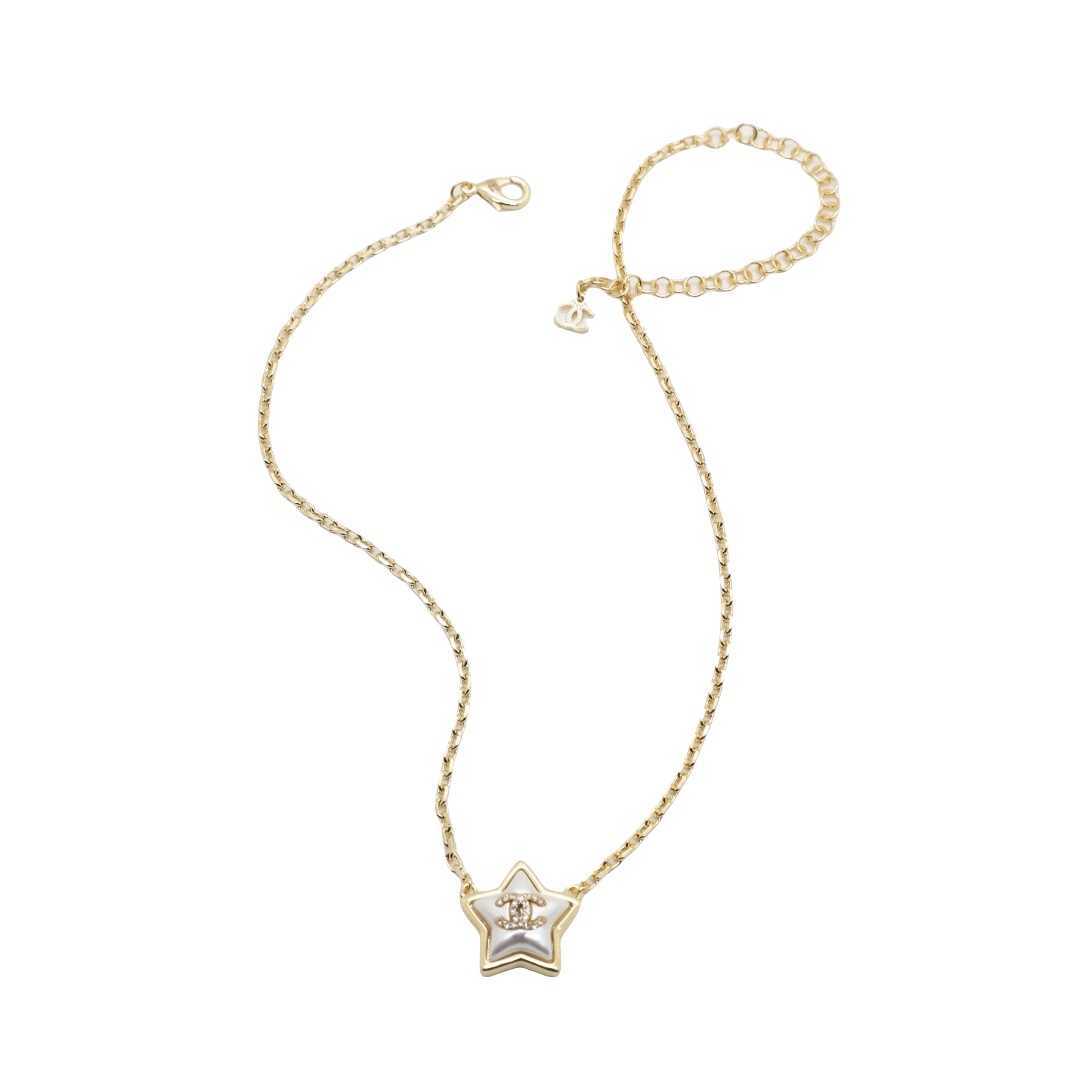 CCN072 CC 24C Star pendant Necklace - ccjewelryacc