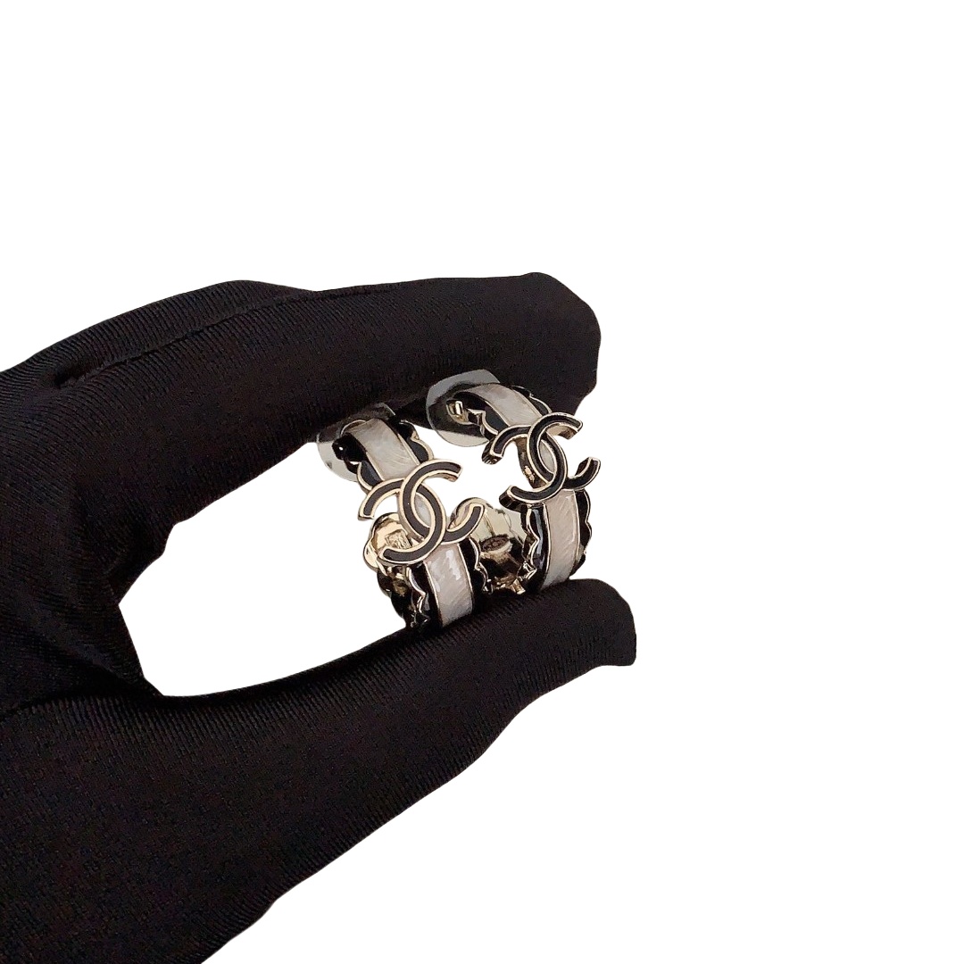 CCE860 24B Metal Lace lace enamel earrings - ccjewelryacc