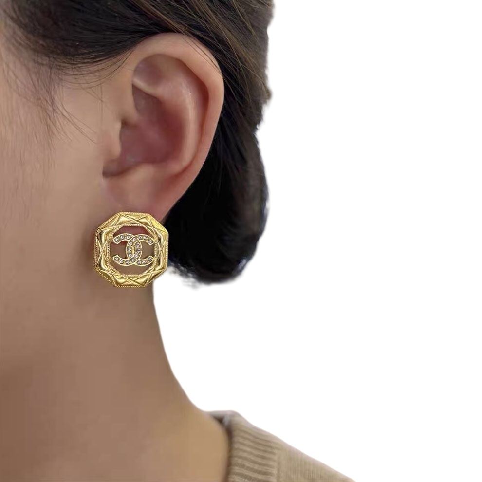 CCE745 CC Number 5 drop earrings - ccjewelryacc