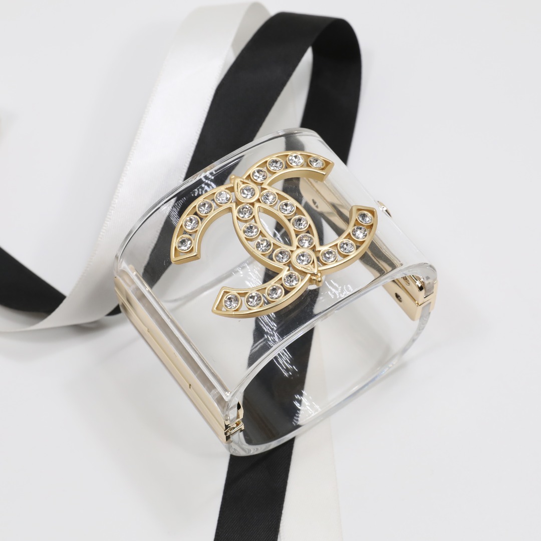 CCS058 CC Acrylic cuff bracelet - ccjewelryacc