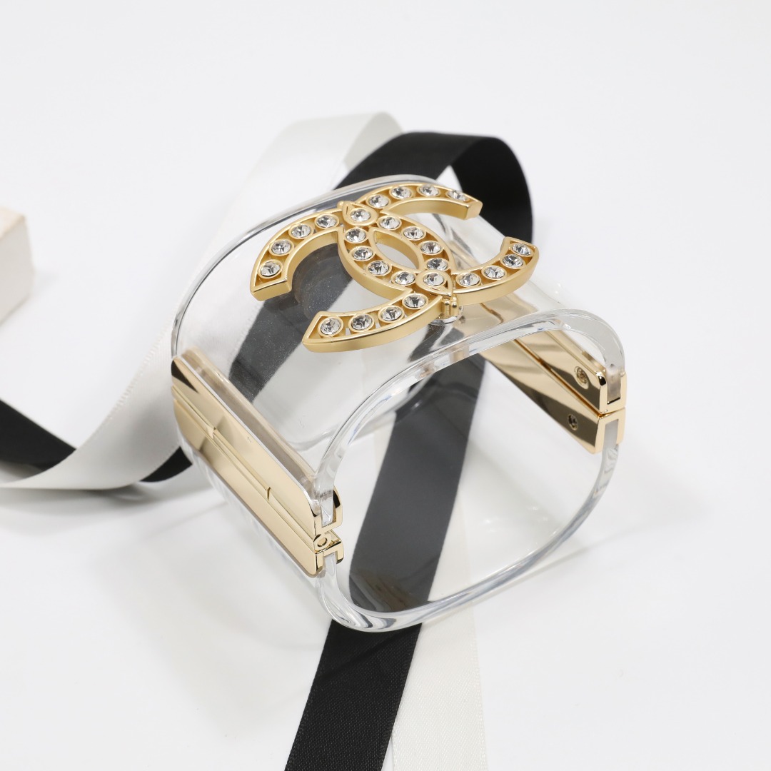 CCS058 CC Acrylic cuff bracelet - ccjewelryacc