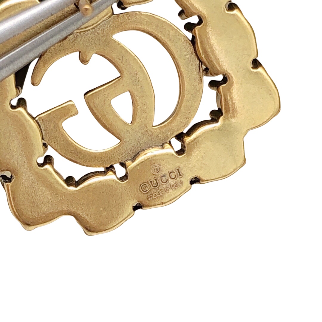 GGE030 Pearl GG Logo stud earring - ccjewelryacc