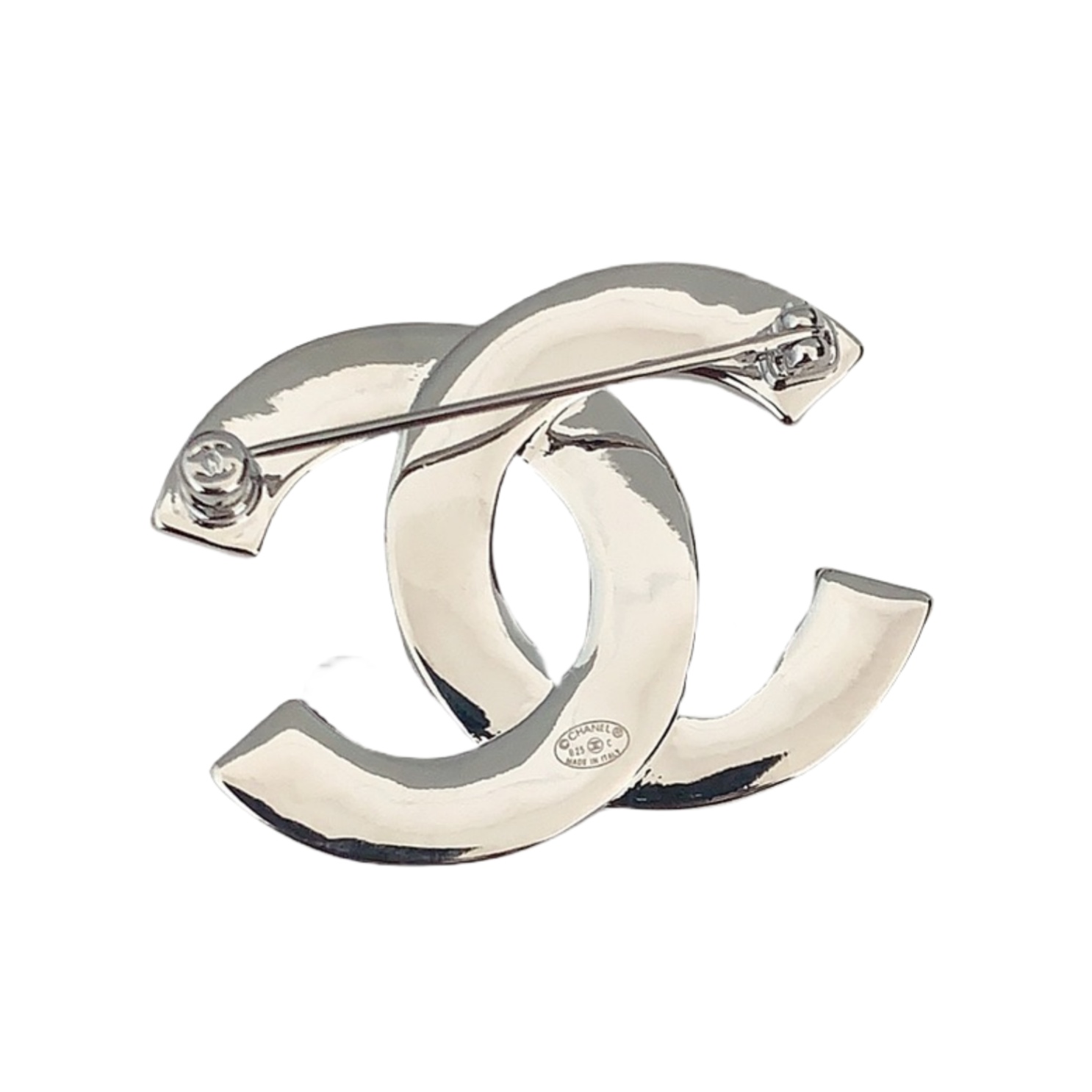 BCB533 Chanel full crystal cc brooch pin - ccjewelryacc