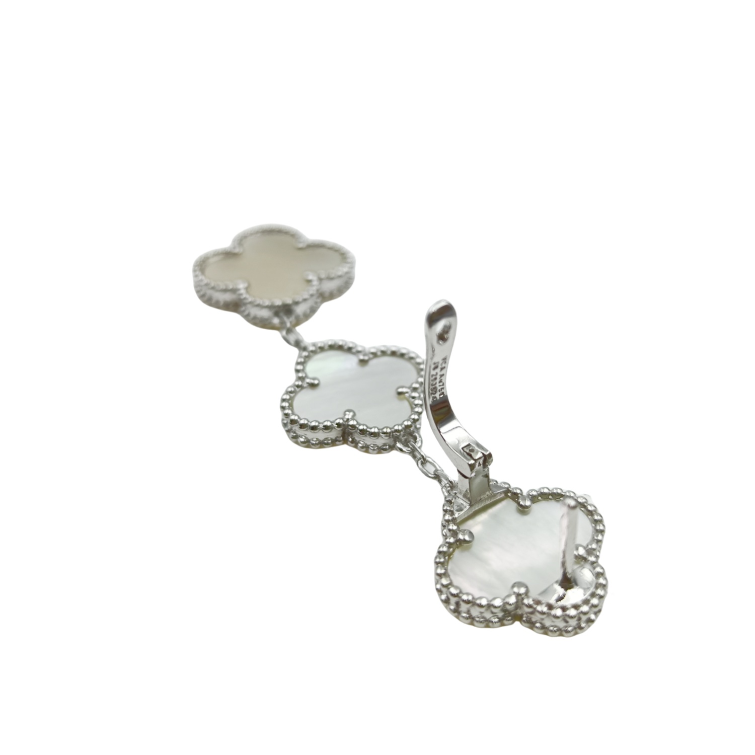VCE022 VCA Magic Alhambra stud Clip earring 3 motifs - ccjewelryacc