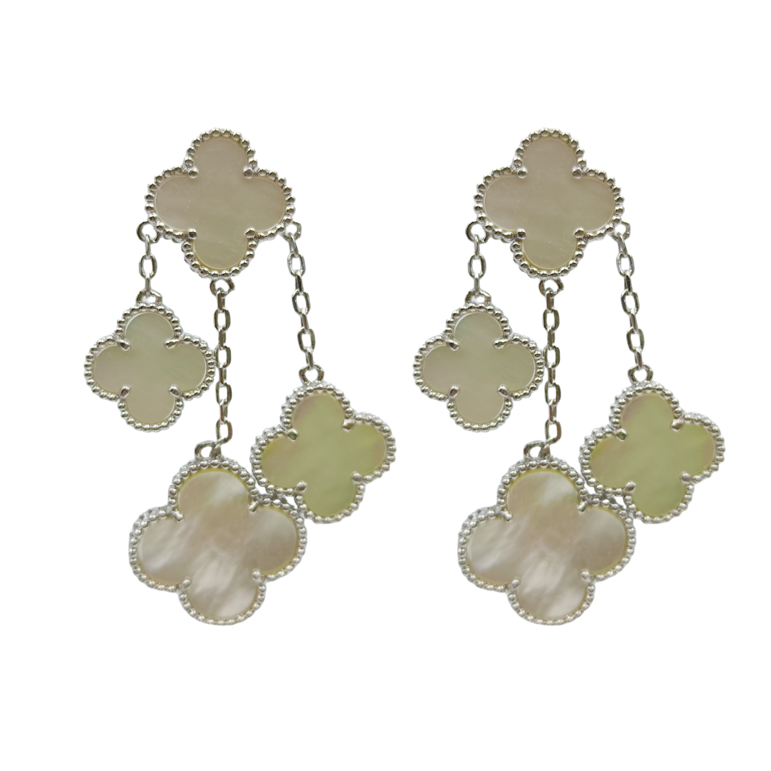 VCE029 VCA Vintage Magic Alhambra clip earring 4 motifs - ccfashionjewelry