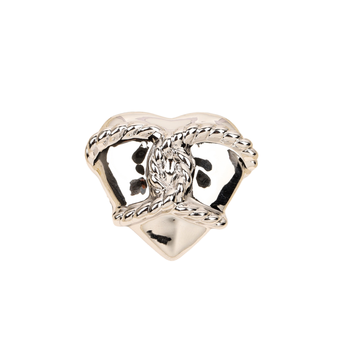 BCB535  24P Chanel metal Anchor heart Brooch pin - ccjewelryacc