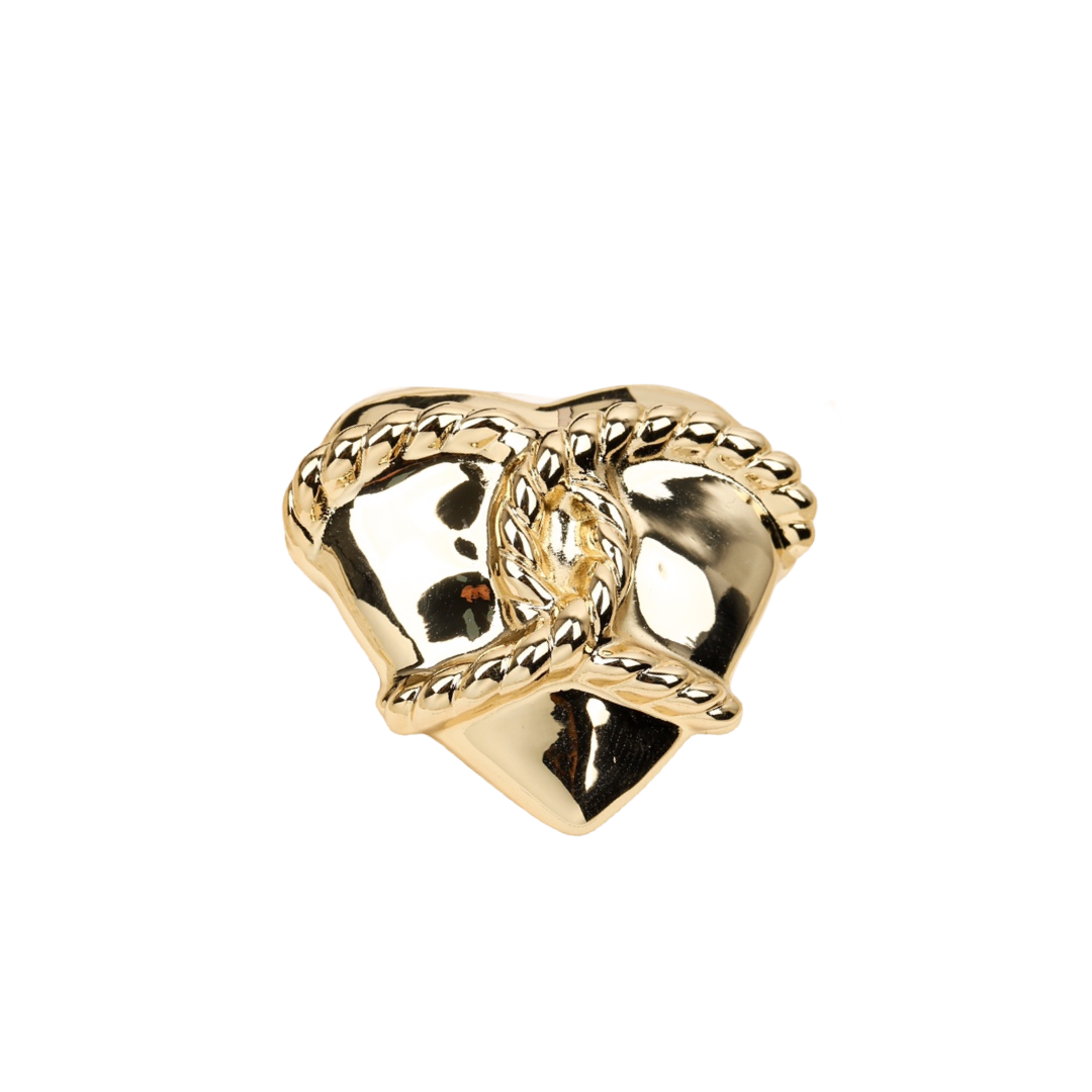 BCB535  24P Chanel metal Anchor heart Brooch pin - ccjewelryacc