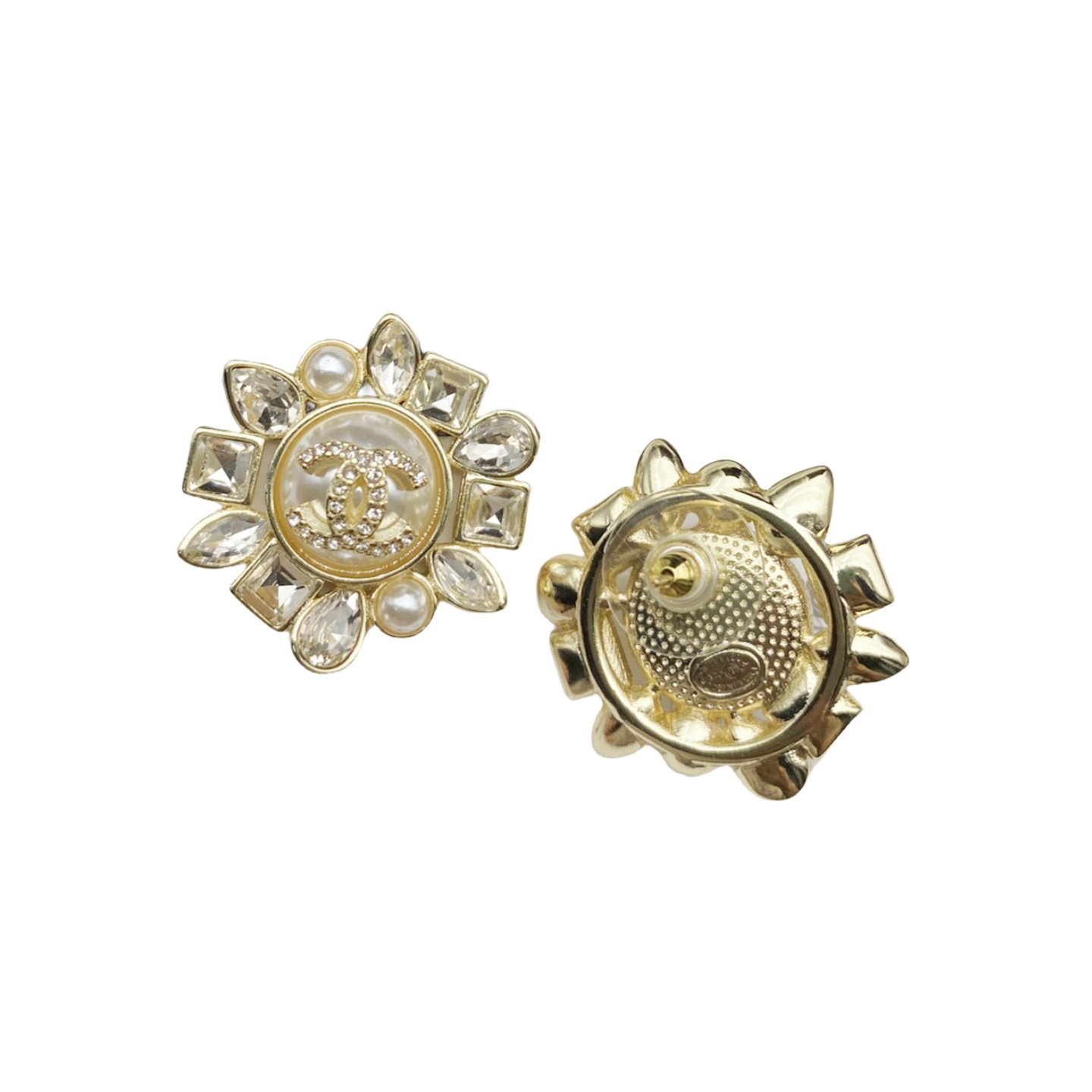 CCE187 Chanel 23c Baroco style crystal stud earring - ccjewelryacc