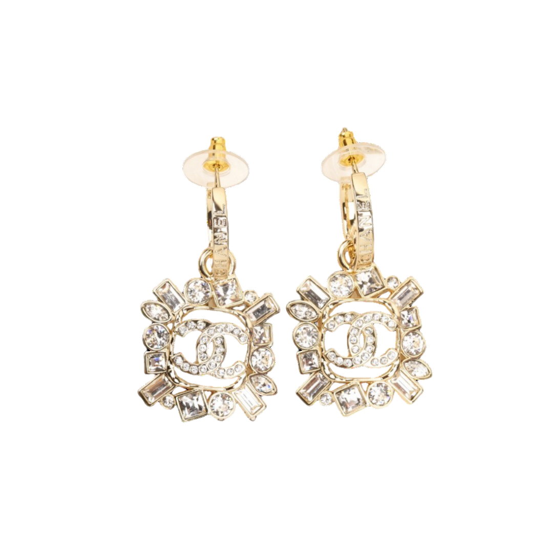 CCE187 Chanel 23c Baroco style crystal stud earring - ccfashionjewelry