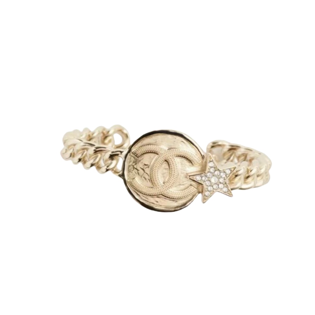 CCS020 Chanel Star and gold coin bracelet - ccjewelryacc