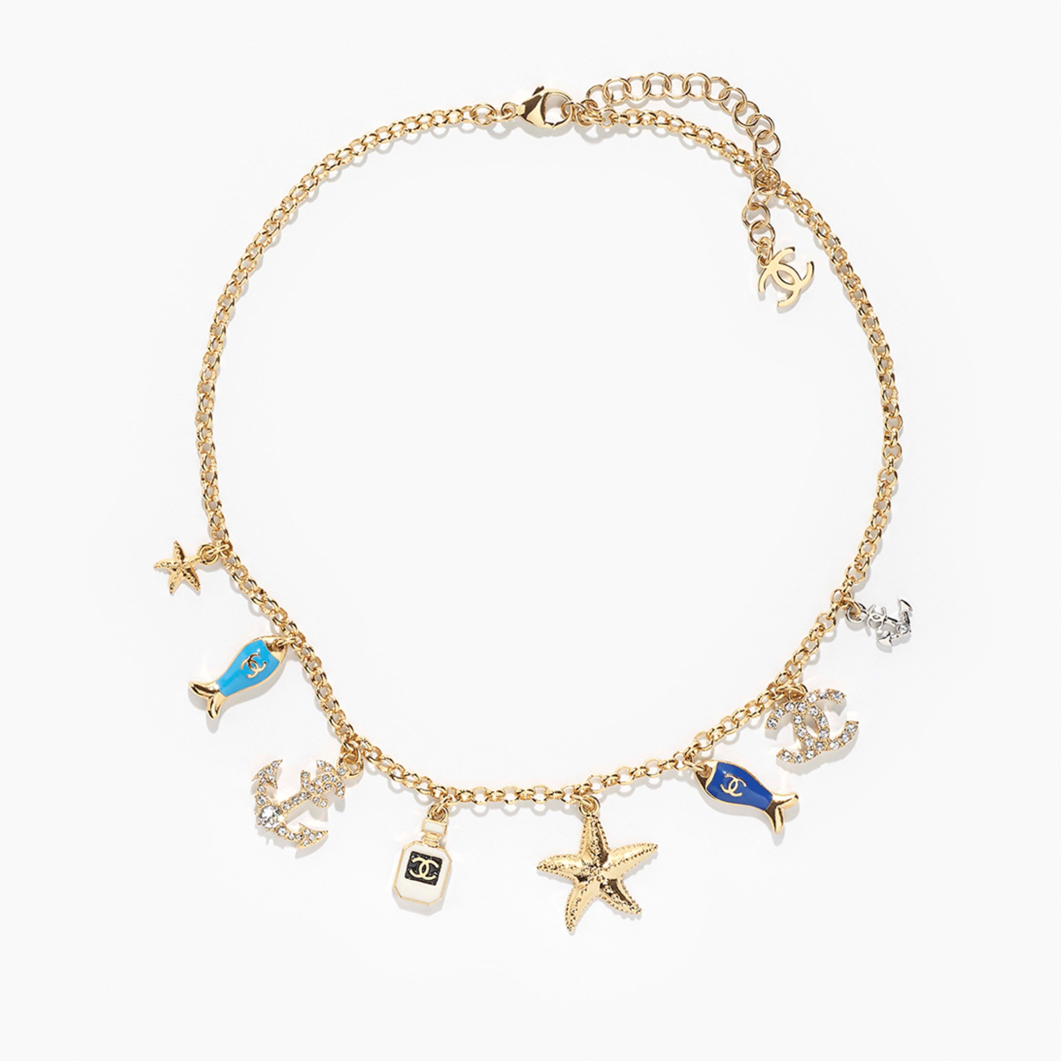 CCN088 Chanel 25 Fantasy Ocean series choker necklace - ccjewelryacc