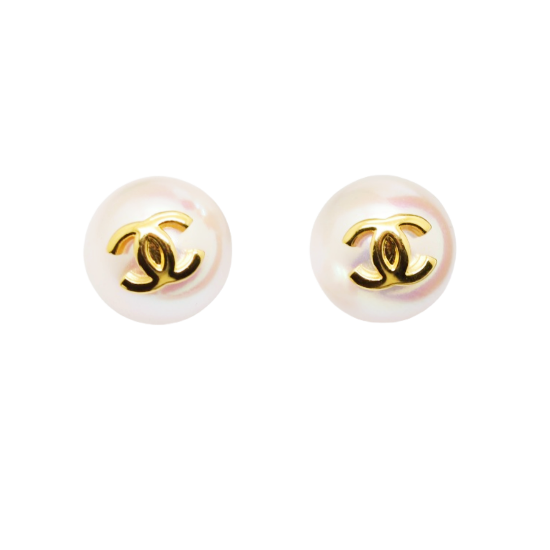 CCE220 CC pearl earrings - ccjewelryacc