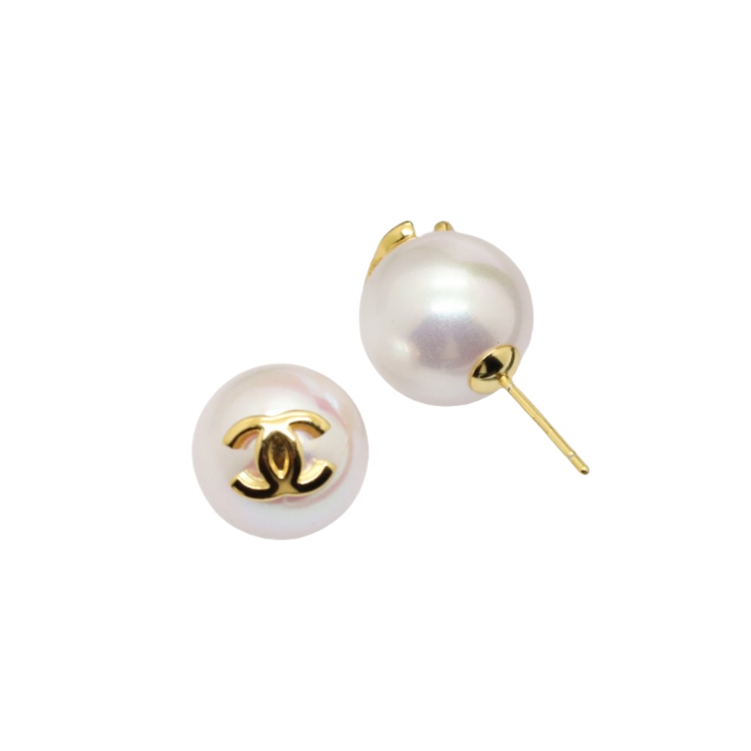 CCE220 CC pearl earrings - ccjewelryacc