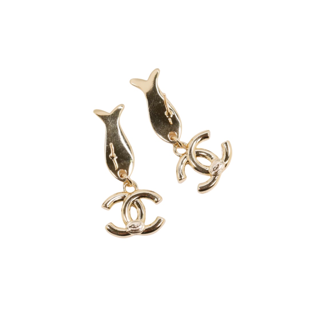CCE117 25 Ocean series Anchors, fish, shells pearl earring - ccjewelryacc
