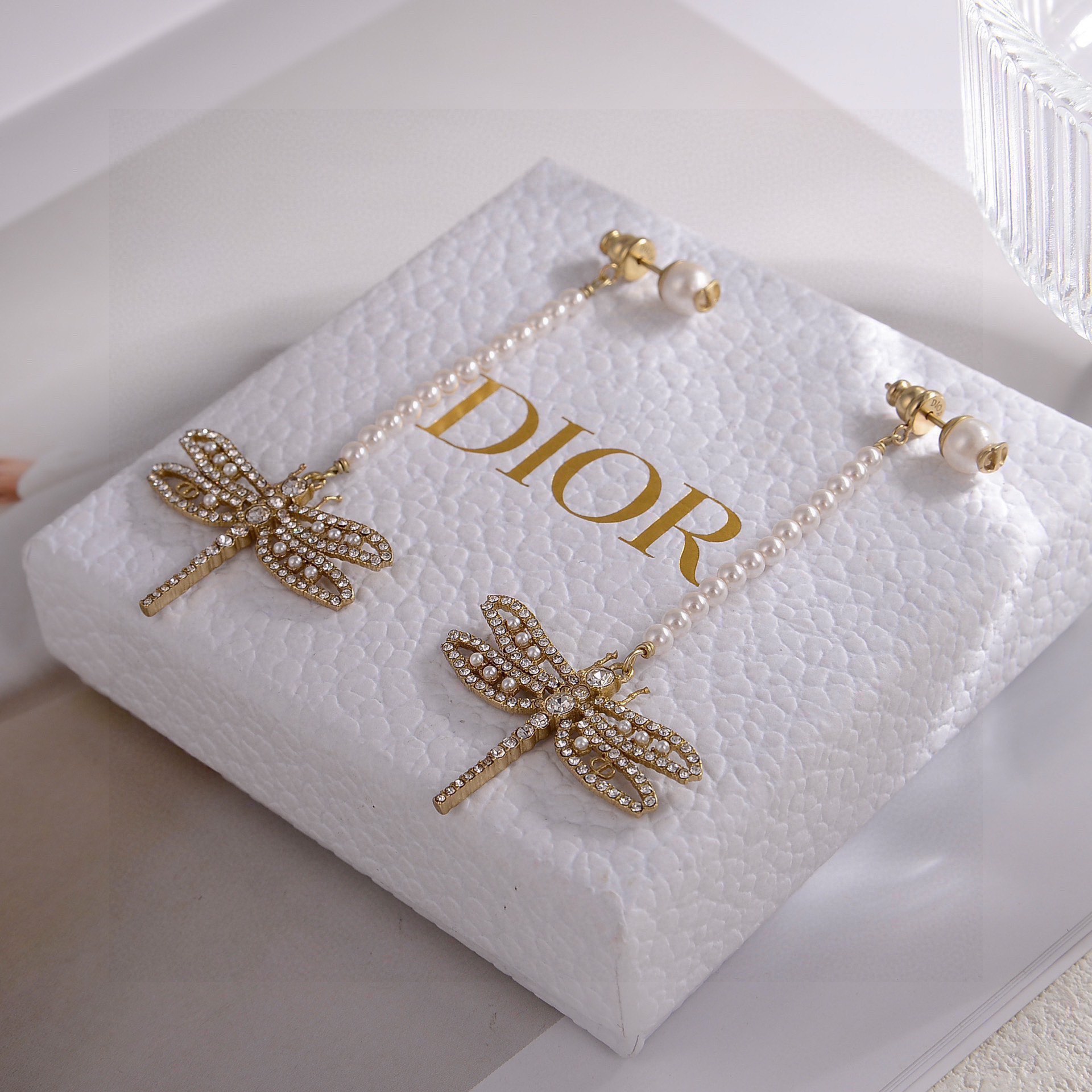 CDE014 Dior Night Herbarium earrings for women - ccjewelryacc