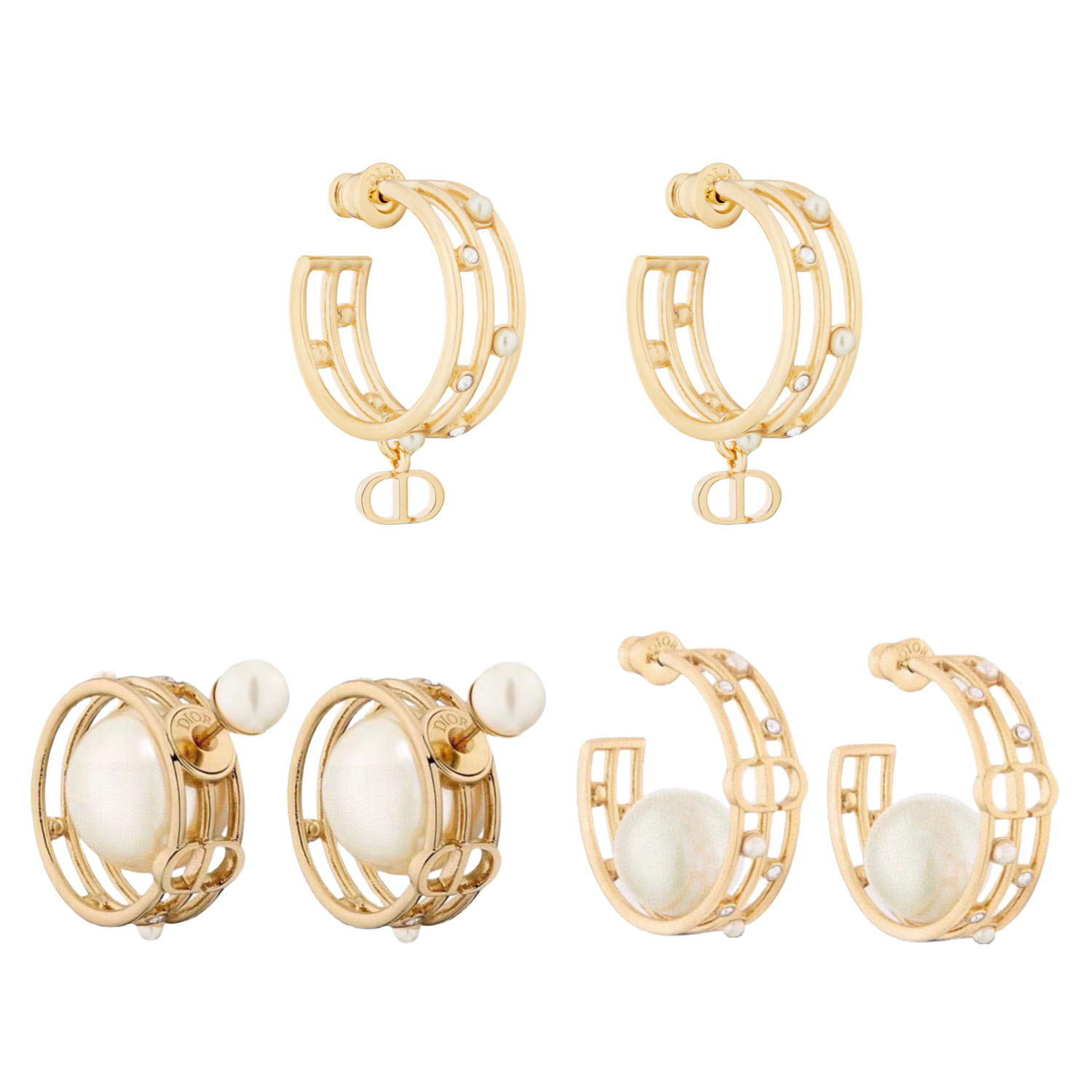CDE200 Dior d backstage earrings - ccjewelryacc
