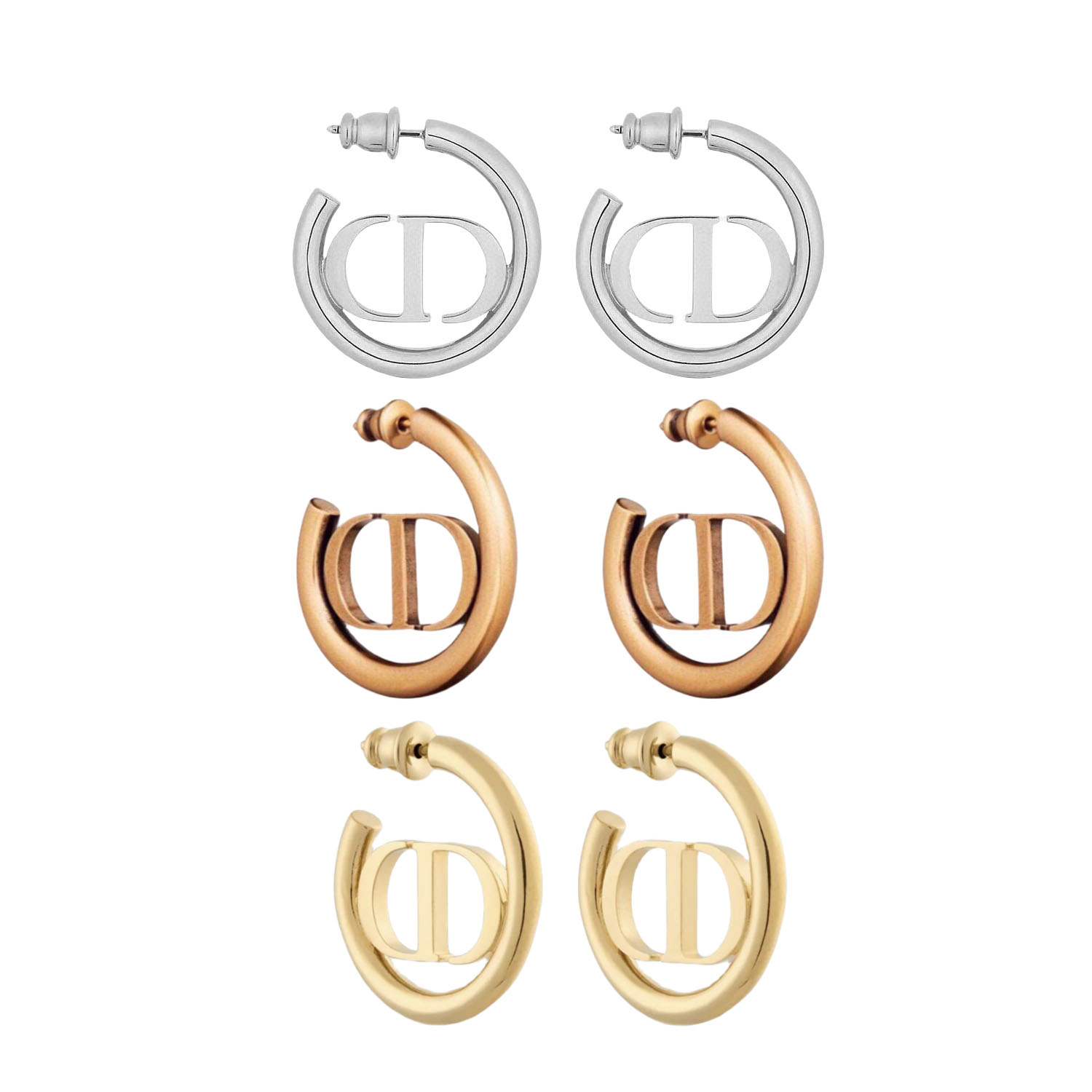 CDE260 Dior 30 montaigne hook earring - ccjewelryacc