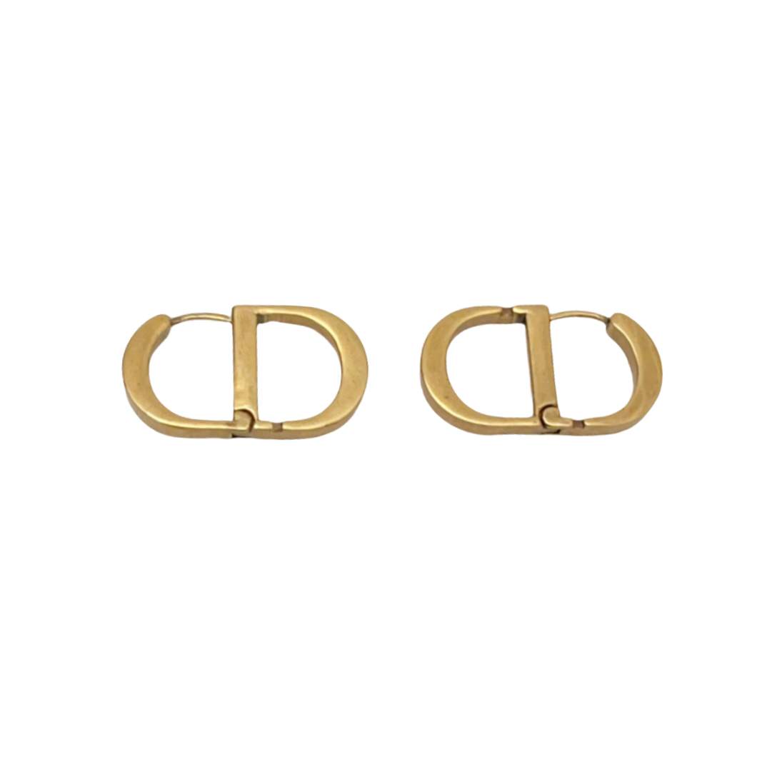 CDE009 Dior CD Clip-On Classic Earrings for Women - ccjewelryacc